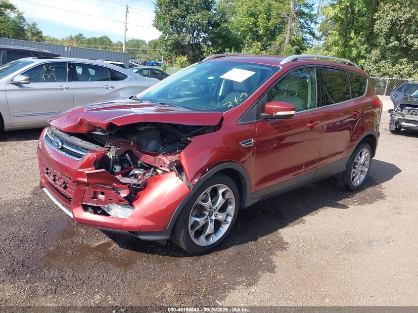 2014 Ford Escape, Удар спереду, IAAI, VIN 1FMCU0J90EUA12076 — фото 2