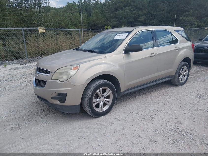 Vin: 2gnalbec2b1250039, lot: 46699754, chevrolet equinox ls 20112