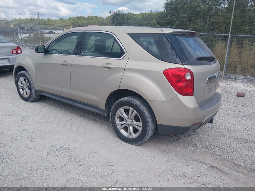Vin: 2gnalbec2b1250039, lot: 46699754, chevrolet equinox ls 20113