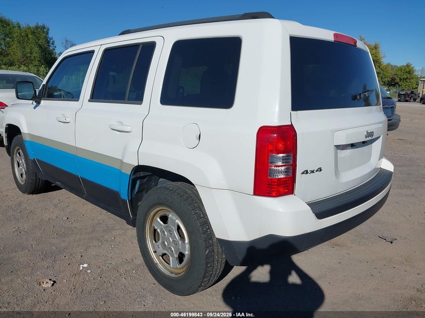 Vin: 1c4njrbb3ed598655, lot: 46699755, jeep patriot sport 20143