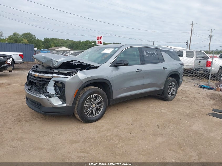 Vin: 1gnereks8rj175649, lot: 46699760, chevrolet traverse fwd ls 20242