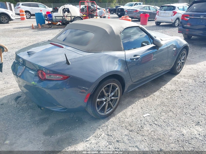 Vin: jm1ndad77l0414114, lot: 46699778, mazda mx-5 miata grand touring 20204