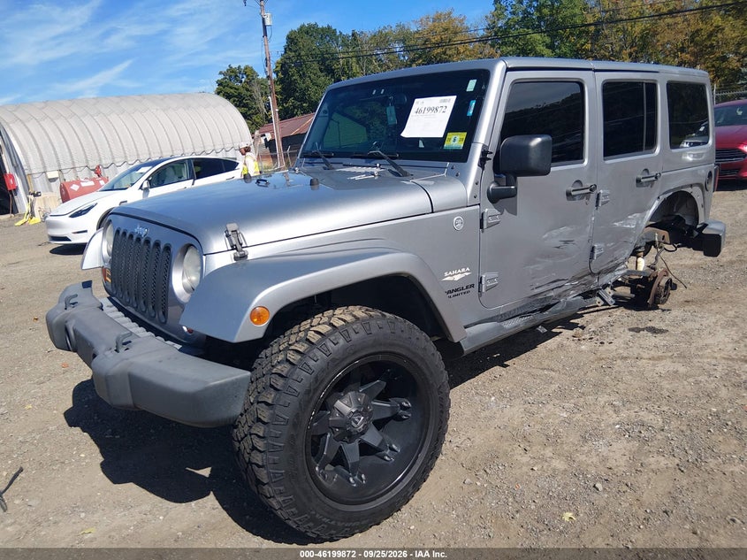 2013 Jeep Wrangler, Удар ззаду, IAAI, VIN 1C4HJWEG8DL627266 — фото 2