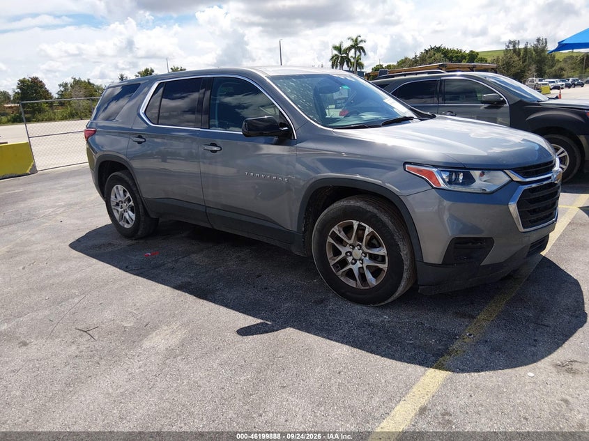 Vin: 1gnerfkwokj114522, lot: 46699800, chevrolet traverse ls 2019 img_1