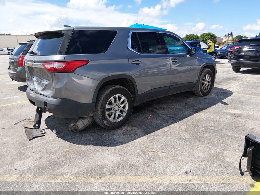 Vin: 1gnerfkwokj114522, lot: 46699800, chevrolet traverse ls 20194