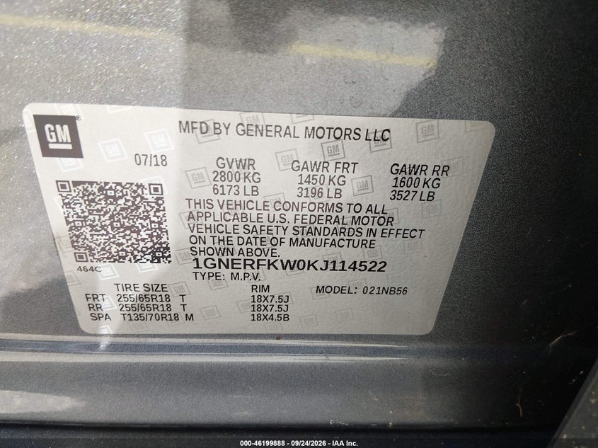 2019 CHEVROLET TRAVERSE LS · Фото 9