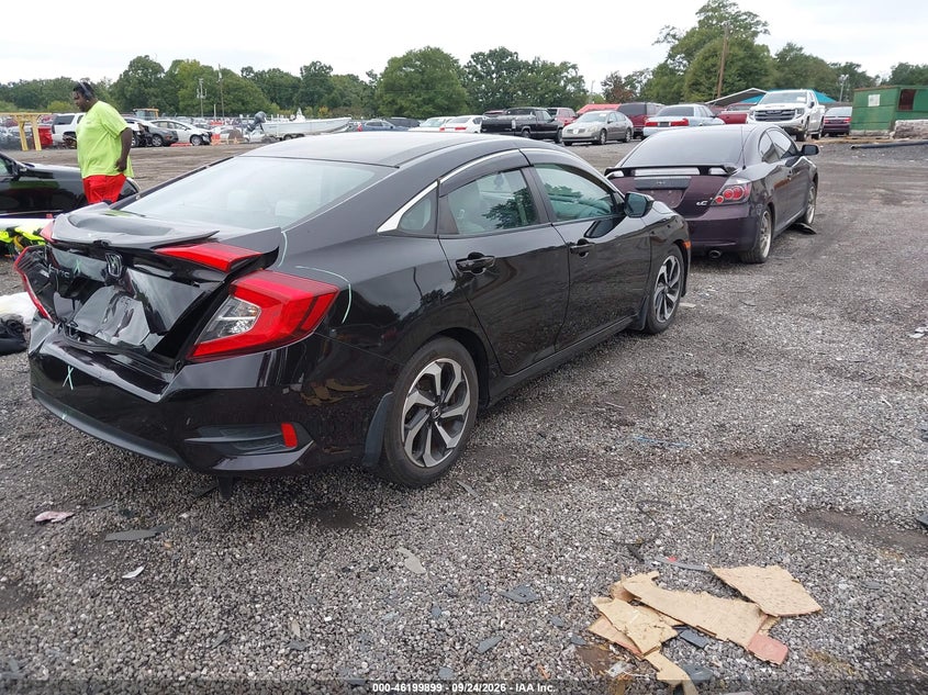 Vin: 19xfc2f56ge240929, lot: 46699811, honda civic lx 20164