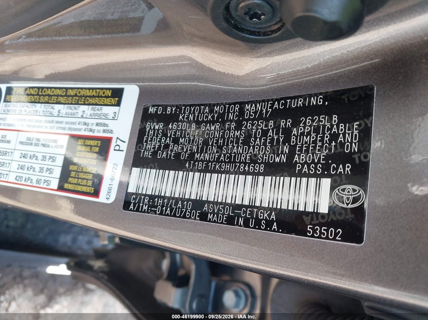 TOYOTA CAMRY - zdjęcie 9