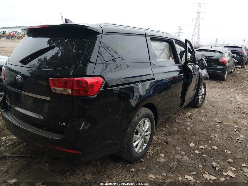Vin: kndmb5c10j6367900, lot: 46699831, kia sedona lx 20184