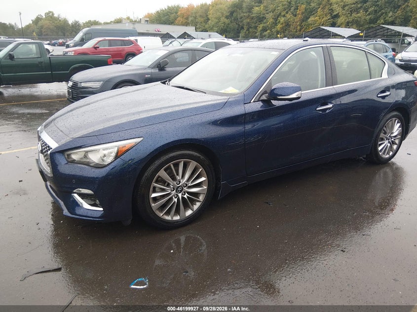 2022 Infiniti Q50 Luxe Awd, Затопление, IAAI, VIN JN1EV7BR4NM340542 — фото 2