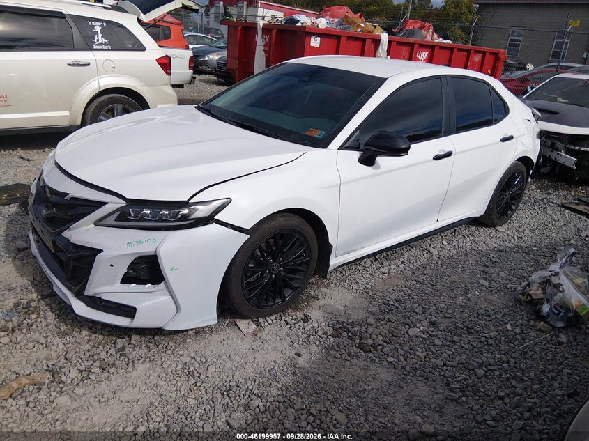 2021 Toyota Camry Se Nightshade, Left Rear, IAAI, VIN 4T1G11AK4MU441223 — photo 2