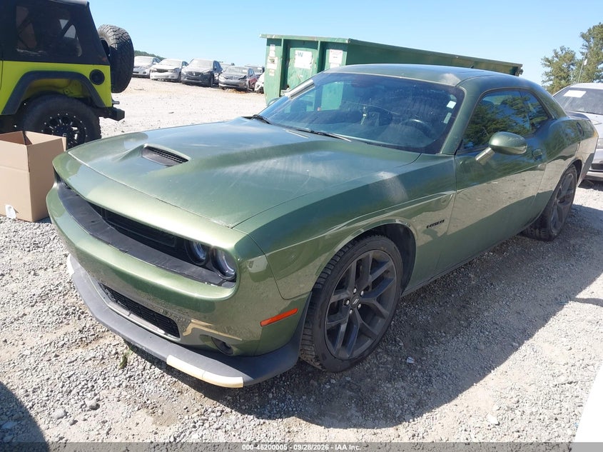 2022 Dodge Challenger R/T, Обычный износ, IAAI, VIN 2C3CDZBT4NH247140 — фото 2