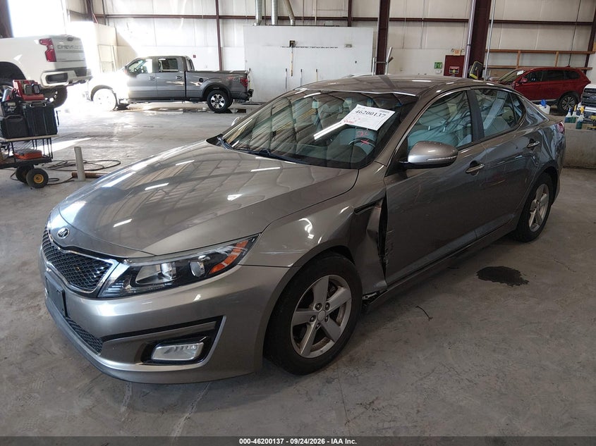 Vin: 5xxgm4a7xfg466693, lot: 46700049, kia optima lx 20152