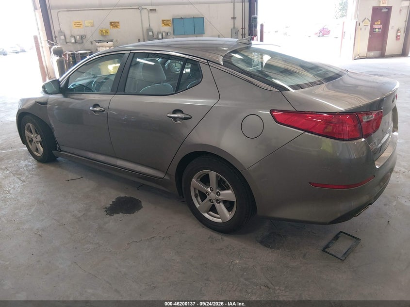 Vin: 5xxgm4a7xfg466693, lot: 46700049, kia optima lx 20153