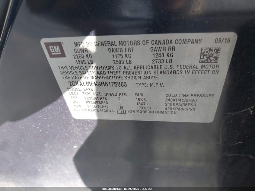 2017 GMC TERRAIN SLE-1 · Фото 9