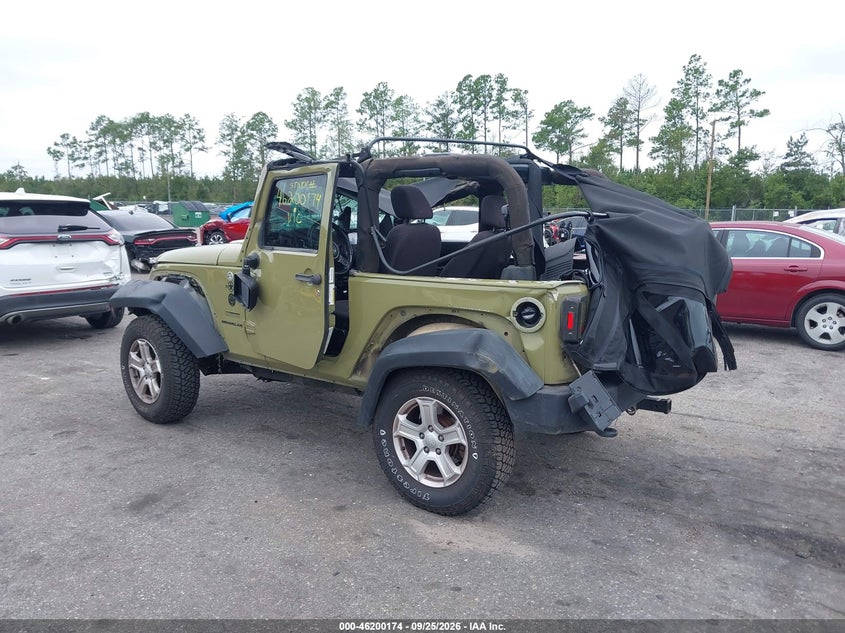 Vin: 1c4ajwag1dl649584, lot: 46700086, jeep wrangler sport 20133