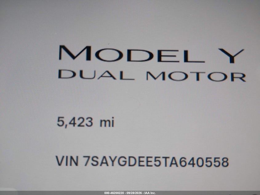 2026 TESLA MODEL Y ALL-WHEEL DRIVE/LONG RANGE LAUNCH SERIES/PREMIUM ALL-WHEEL DRIVE · Фото 7