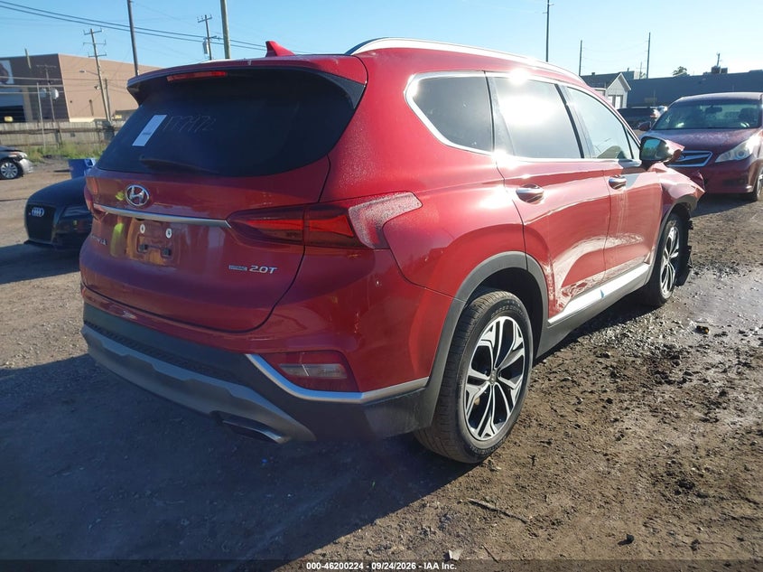 Vin: 5nms3caa4lh177972, lot: 46700136, hyundai santa fe sel 2.0t 20204