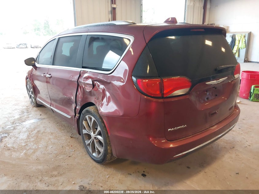 Vin: 2c4rc1gg7jr155093, lot: 46700151, chrysler pacifica limited 20183