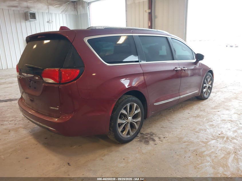 Vin: 2c4rc1gg7jr155093, lot: 46700151, chrysler pacifica limited 20184