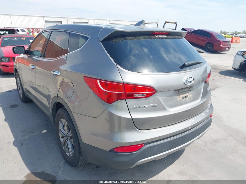 Vin: 5xyztdlb6gg368674, lot: 46700156, hyundai santa fe sport 2.4l 20163