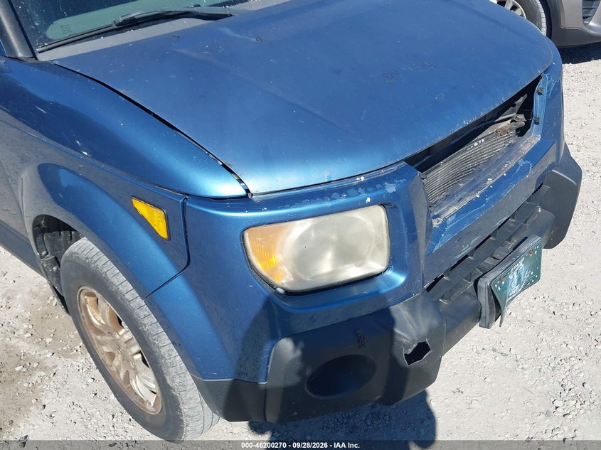 HONDA ELEMENT 2006 VIN 5J6YH27736L011778