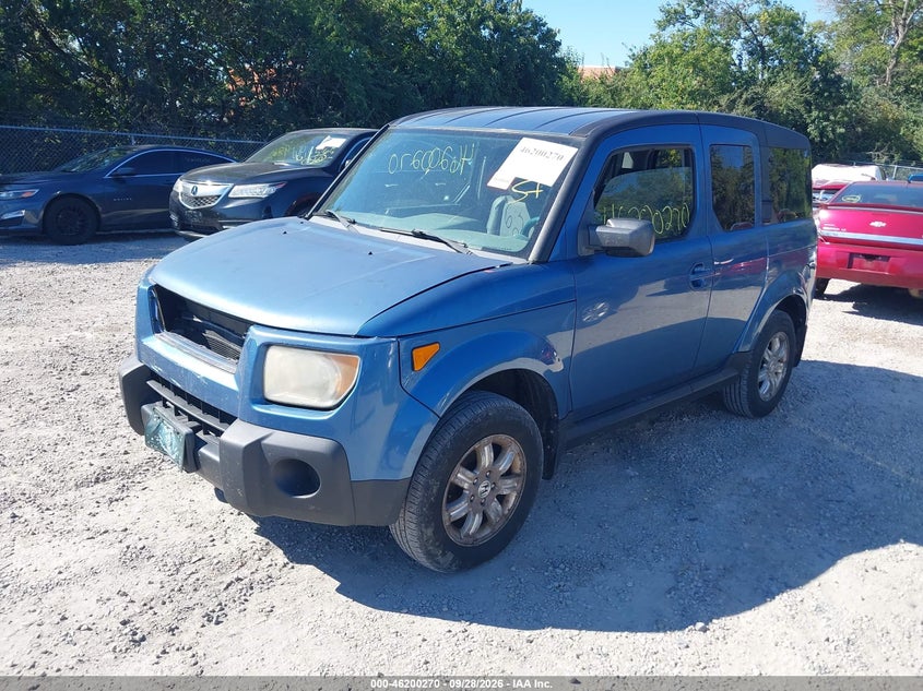 HONDA ELEMENT 2006 VIN 5J6YH27736L011778