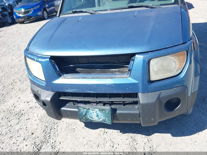 HONDA ELEMENT 2006 VIN 5J6YH27736L011778