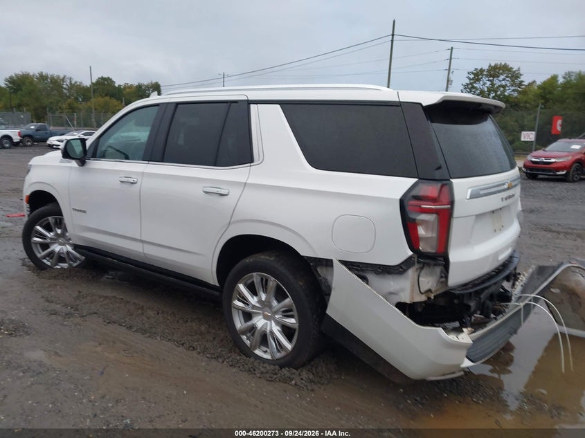 Vin: 1gnsktkl8mr102781, lot: 46700185, chevrolet tahoe 4wd high country 20213