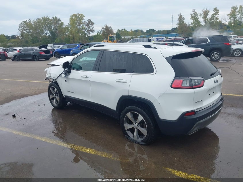 Vin: 1c4pjmdx8ld622465, lot: 46700203, jeep cherokee limited 4x4 20203