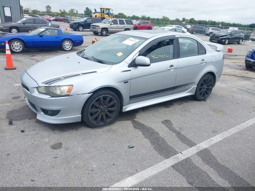 Vin: ja32u8fw8au033389, lot: 46700233, mitsubishi lancer gts 20102