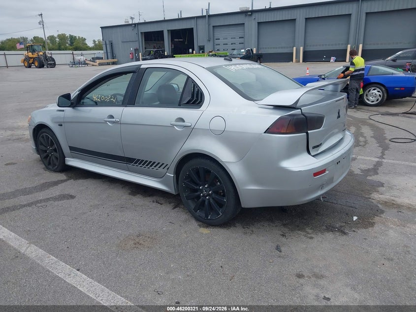 Vin: ja32u8fw8au033389, lot: 46700233, mitsubishi lancer gts 20103