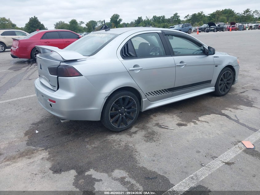 Vin: ja32u8fw8au033389, lot: 46700233, mitsubishi lancer gts 20104
