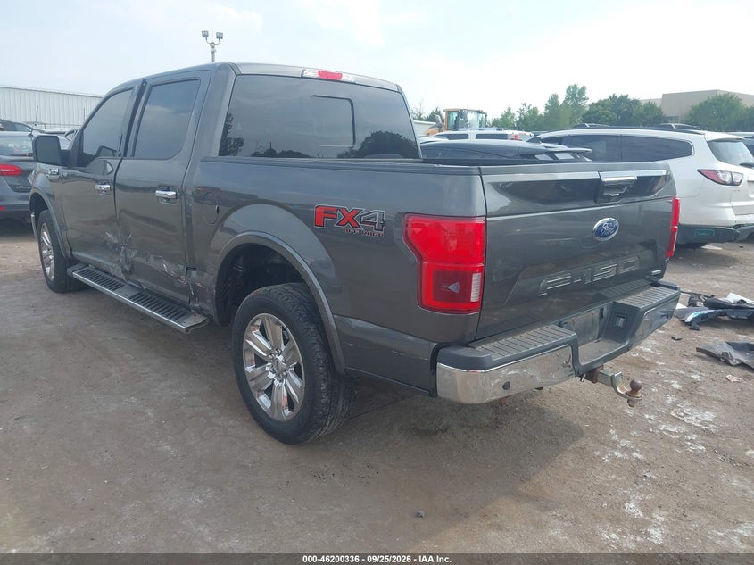 Vin: 1ftew1egxjkc08831, lot: 46700248, ford f-150 lariat 20183