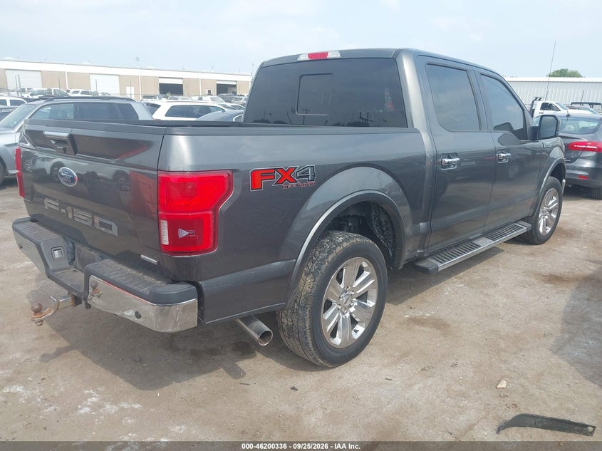 Vin: 1ftew1egxjkc08831, lot: 46700248, ford f-150 lariat 20184
