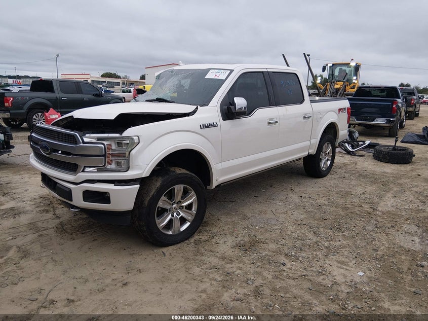 Vin: 1ftew1e44kfb11382, lot: 46700255, ford f-150 platinum 20192