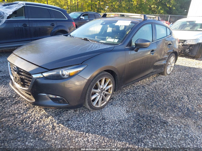 Vin: jm1bn1m35h1144363, lot: 46700256, mazda mazda3 grand touring 20172