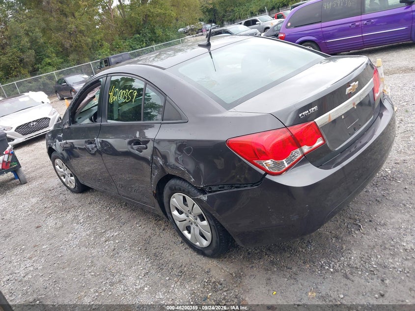 Vin: 1g1pa5sh0e7184830, lot: 46700271, chevrolet cruze ls auto 20143