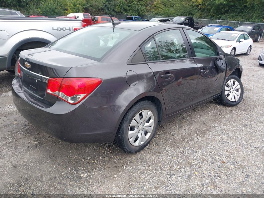 Vin: 1g1pa5sh0e7184830, lot: 46700271, chevrolet cruze ls auto 20144