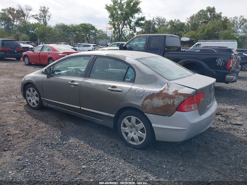 HONDA CIVIC SDN 2008 VIN 2HGFA16558H515780
