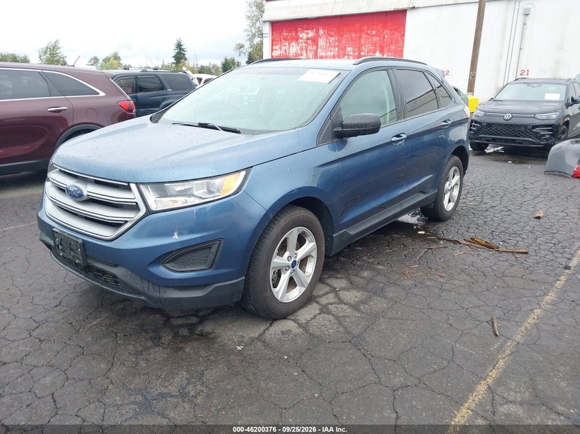 Vin: 2fmpk4g92jbb59795, lot: 46700288, ford edge se 20182