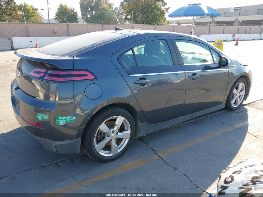 Vin: 1g1rh6e42du109856, lot: 46700303, chevrolet volt 20134