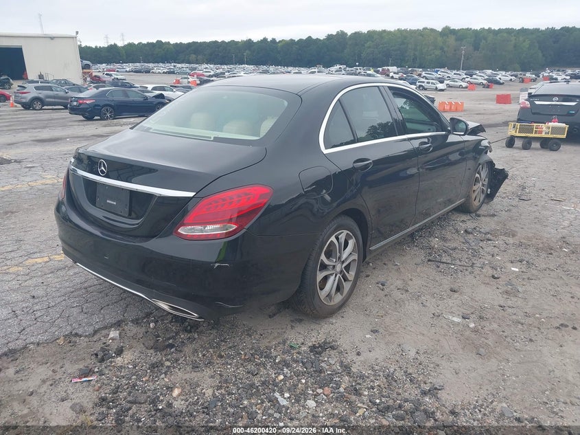Vin: 55swf4jb6gu172334, lot: 46700332, mercedes-benz c 300 20164