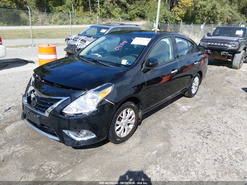 Vin: 3n1cn7ap9jl845763, lot: 46700347, nissan versa 1.6 sv 20182