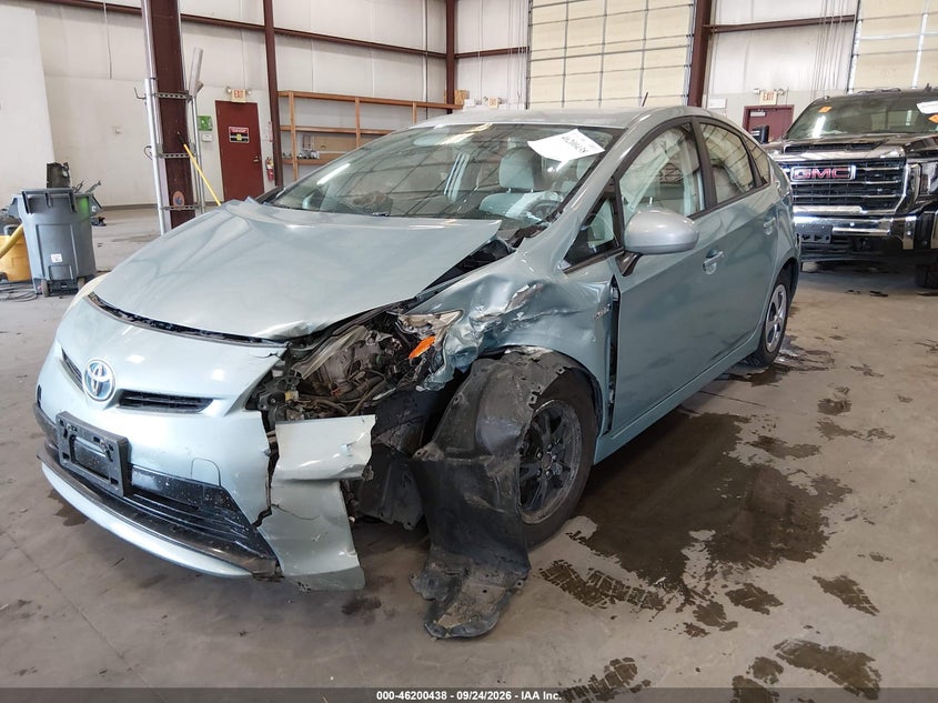 Vin: jtdkn3du8e1836035, lot: 46700350, toyota prius two 20142