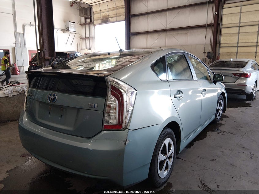Vin: jtdkn3du8e1836035, lot: 46700350, toyota prius two 20144