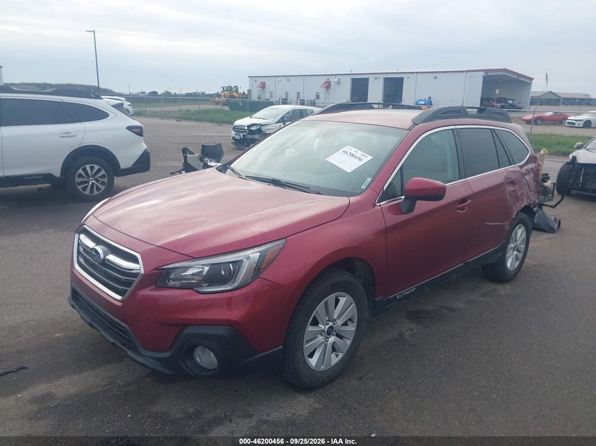 Vin: 4s4bsafc1k3238091, lot: 46700368, subaru outback 2.5i premium 20192