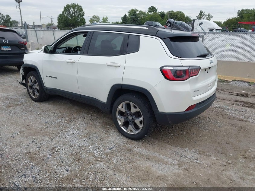 Vin: 3c4njdcb0ht679676, lot: 46700396, jeep new compass limited 4x4 20173