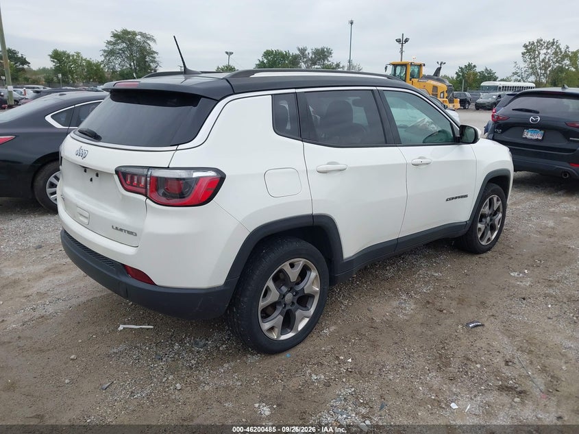 Vin: 3c4njdcb0ht679676, lot: 46700396, jeep new compass limited 4x4 20174