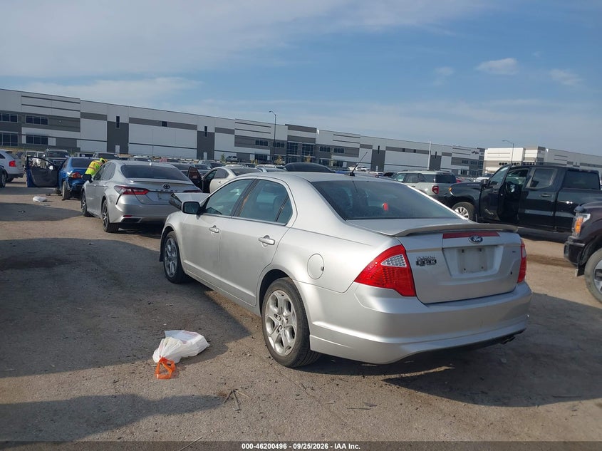 Vin: 3fahp0ha5br267056, lot: 46700408, ford fusion se 20113
